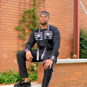 Black 2 piece men’s ensemble