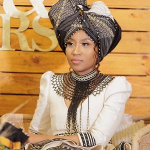 Rectangular beaded headwrap