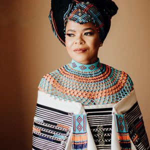 Rectangular beaded headwrap