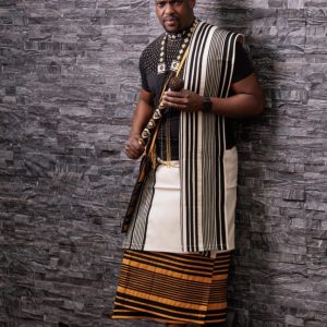 Mustard and Cream 3 piece ensemble