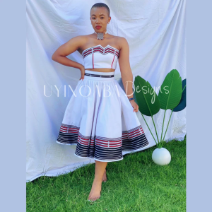 Omila skirt and corset ensemble