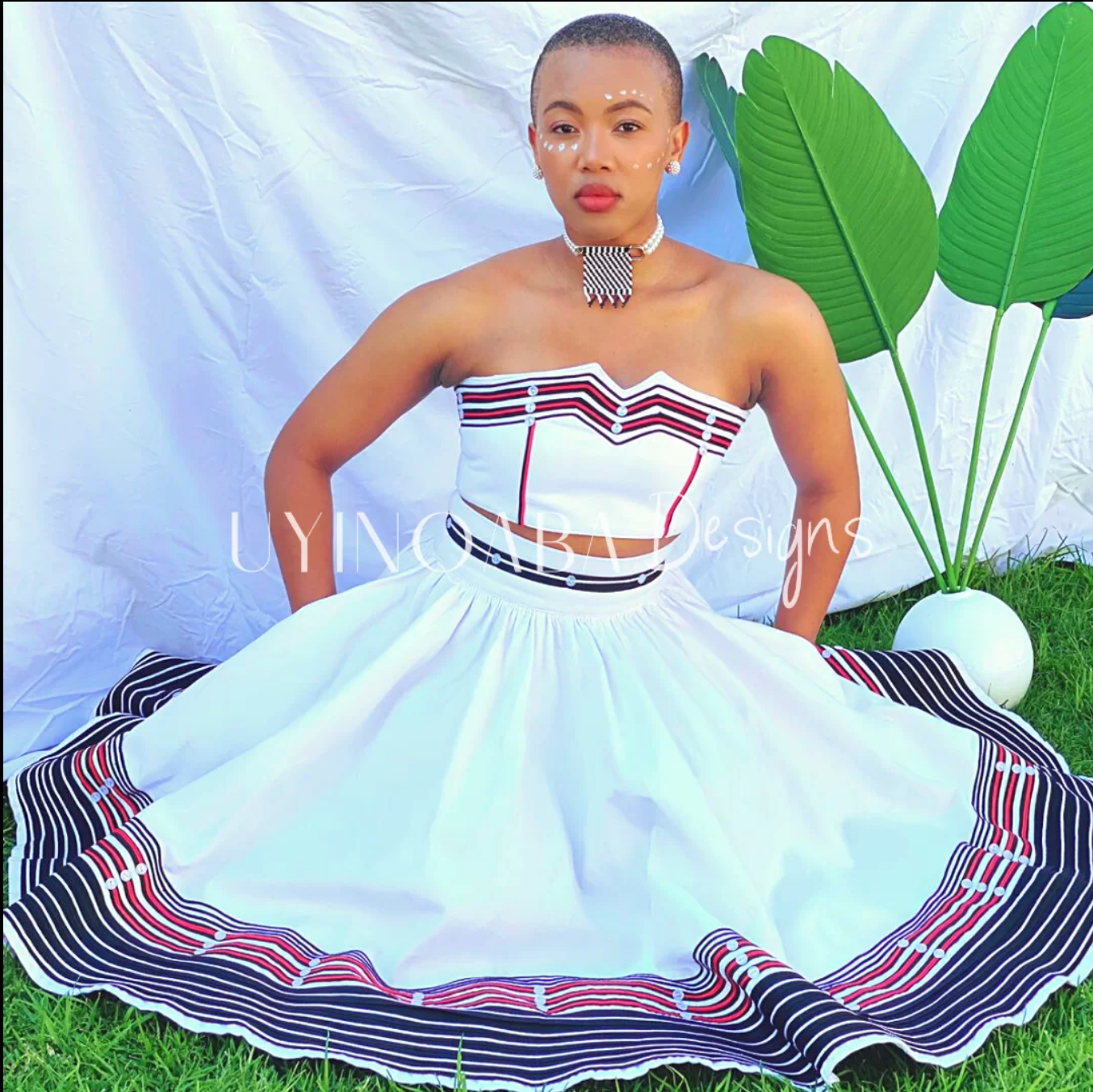Black Omila Skirt & Corset Ensemble - Image 6