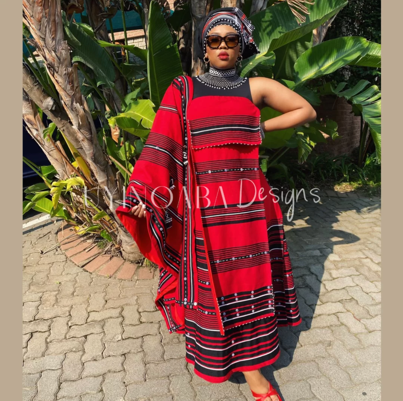 Nobomvu 5 pieces ladies Xhosa traditional attire - Image 3