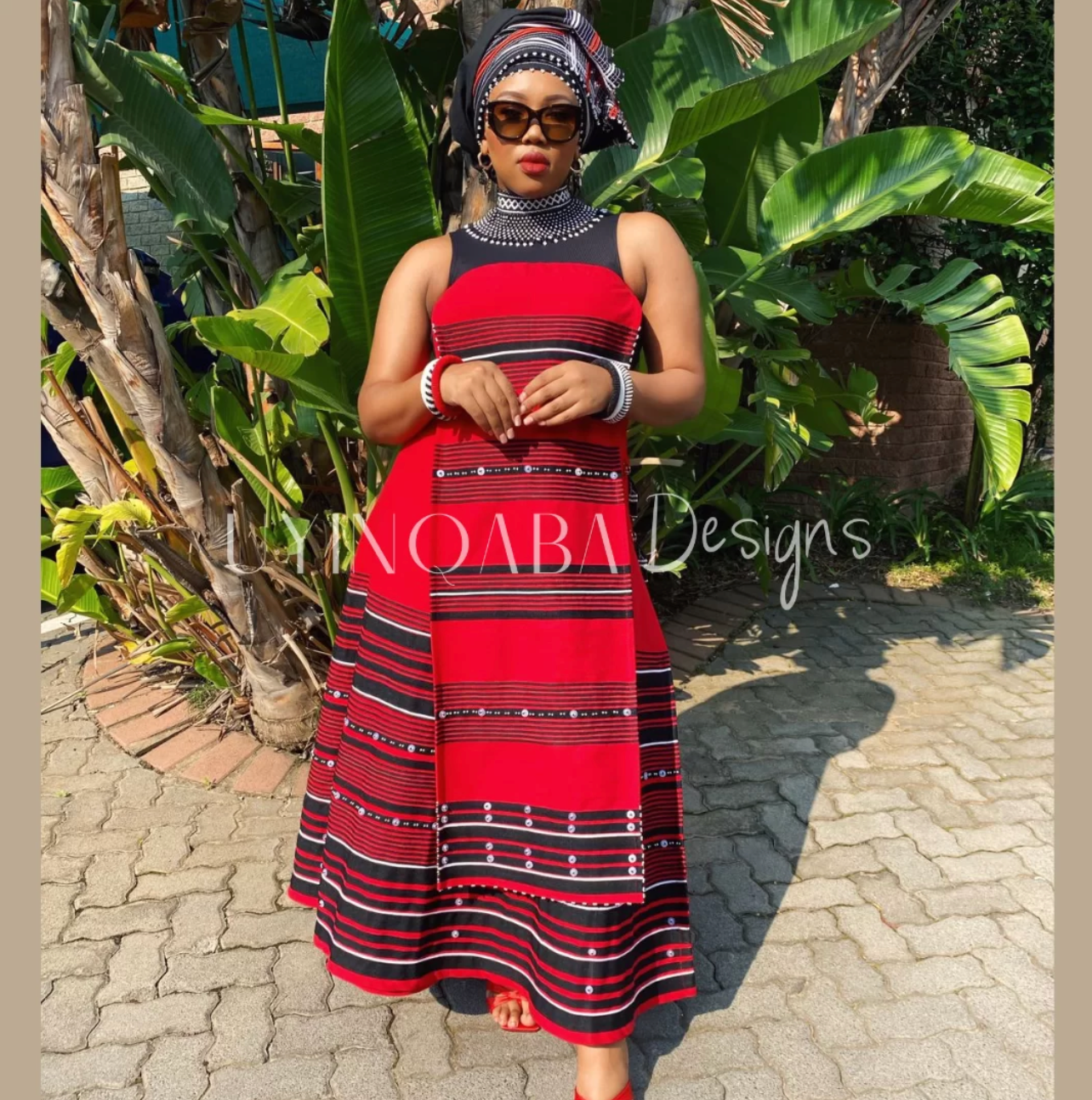 Nobomvu 5 pieces ladies Xhosa traditional attire - Image 4