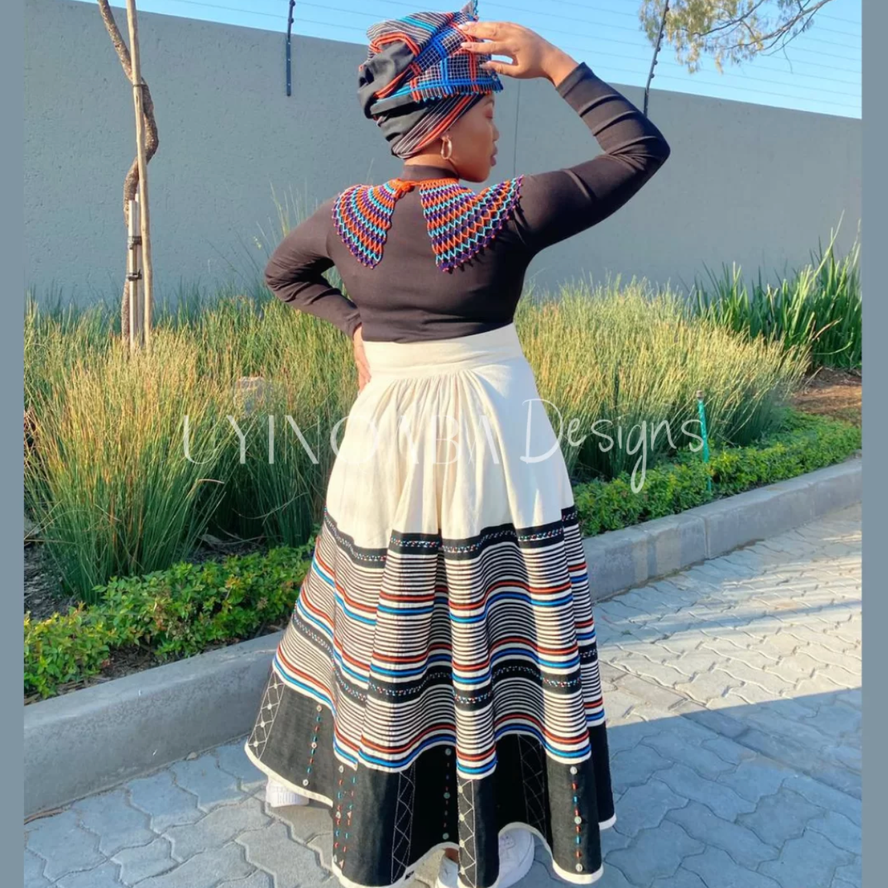 Makwande 5 piece Ladies Xhosa Traditional Attire - Image 4