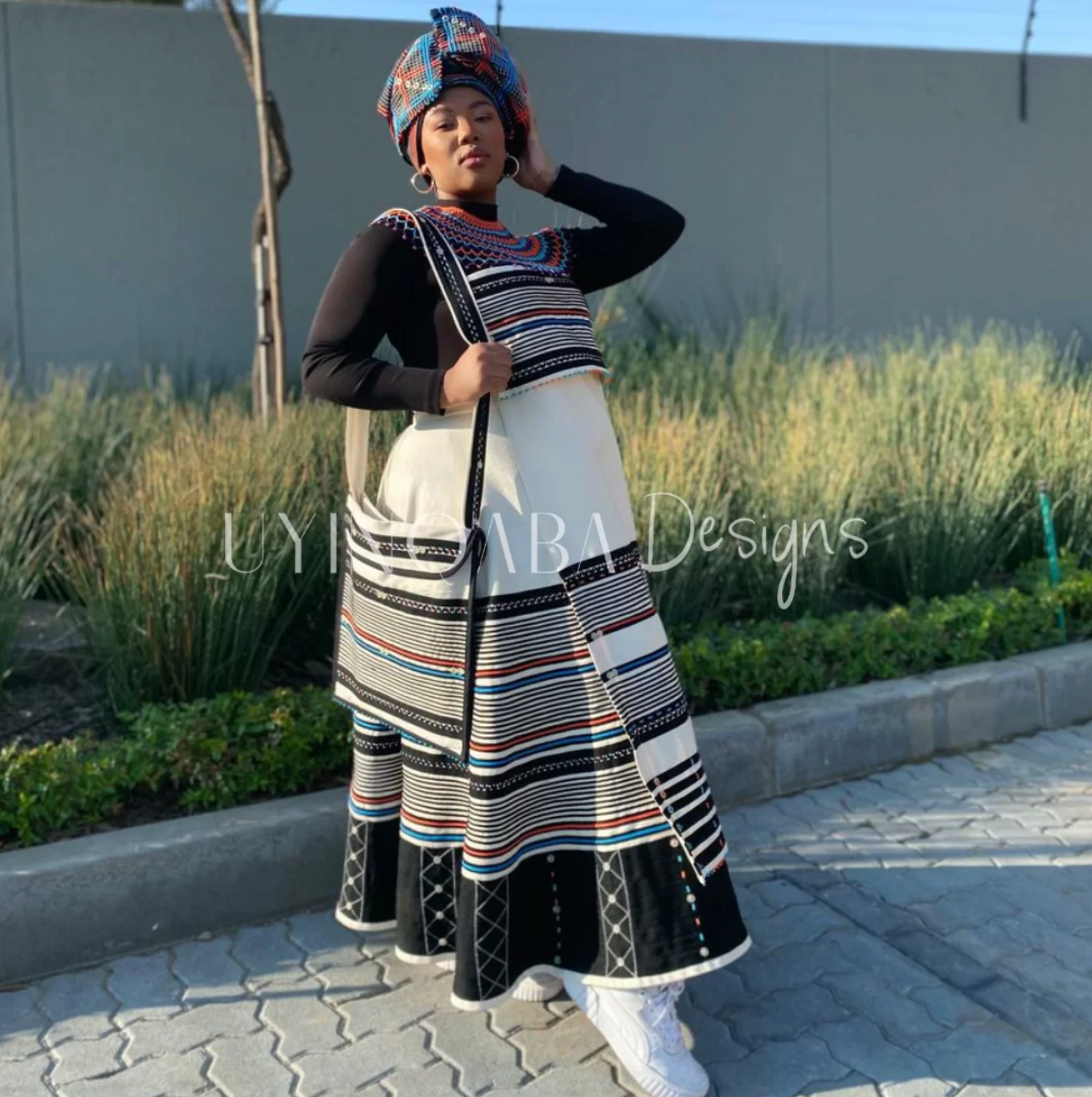 Makwande 5 piece Ladies Xhosa Traditional Attire - Image 5
