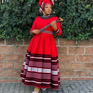 Nomakhwezi Dress & matching headwrap